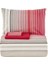 Olympus Stripe Çift Kişilik Nevresim Takımı Red 5