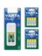 57656 Mini Şarj Cihazı 2X800 Aaa Ince Pil + 8 X2100 Mah Aa Şarjlı Pil Aydos 1
