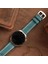 Samsung Watch 22mm Hakiki Deri Kordon Watch 3 Gear S 3 Classic Frontier 45 mm 46 mm Uyumlu Saat Kordonu Deri Kayış Mavi 9