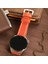 Samsung Watch 22mm Kordon Watch 3 Gear S 3 Classic Frontier 45 mm 46 mm Uyumlu Hakiki Deri Saat Kordonu Turuncu Deri Kayış 1