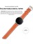 Samsung Watch 22mm Kordon Watch 3 Gear S 3 Classic Frontier 45 mm 46 mm Uyumlu Hakiki Deri Saat Kordonu Turuncu Deri Kayış 5