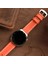 Samsung Watch 22mm Kordon Watch 3 Gear S 3 Classic Frontier 45 mm 46 mm Uyumlu Hakiki Deri Saat Kordonu Turuncu Deri Kayış 9
