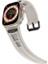 Apple Watch 4 5 42MM Kordon Hava Boşluklu Soft Silikon Krem 1