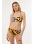 4600 Kaplan Desenli Straplez Bikini Takımı 1