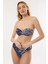 4600 Lacivert Straplez Bikini Takımı 1
