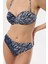 4600 Lacivert Straplez Bikini Takımı 4
