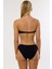 4600 Gümüş Yaldız Desenli Straplez Bikini Takımı 2