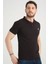 Erkek Net Siyah Polo Yaka Yazlık Pamuklu Kısa Kollu T Shirt 2