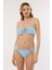 4604 Mavi Straplez Bikini Takımı 1