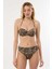 4600 Leopar Desenli Straplez Bikini Takımı 1