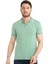 Erkek Su Yeşili Polo Yaka Yazlık Pamuklu Kısa Kollu T Shirt 1