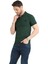 Erkek Zümrüt Yeşili Polo Yaka Yazlık Pamuklu Kısa Kollu T Shirt 1
