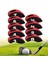 Golf Kulüpleri Için 9 Baş Örtüleri Golf Baş Örtüleri Kırmızı (Yurt Dışından) 3