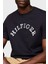 Tommy Hilfiger Logolu Bisiklet Yaka % 100 Pamuk Regular Fit Erkek T-Shirt MW0MW34432 Dw5 3