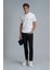 Erkek Carlos Modern Grafik T-Shirt 111020211 Kırık Beyaz 2