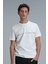 Erkek Carlos Modern Grafik T-Shirt 111020211 Kırık Beyaz 3