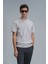 Erkek Antony Modern Grafik T-Shirt 111020204 Taş 1