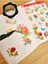 - Şeffaf Floral & Leaf Temalı Laptop Notebook Telefon Tablet Ajanda Sticker Seti 2