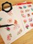- Şeffaf Floral & Leaf Temalı Laptop Notebook Telefon Tablet Ajanda Sticker Seti 1