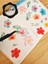 - Şeffaf Floral & Leaf Temalı Laptop Notebook Telefon Tablet Ajanda Sticker Seti 1