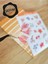 - Şeffaf Floral & Leaf Temalı Laptop Notebook Telefon Tablet Ajanda Sticker Seti 3