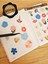 - Şeffaf Floral & Leaf Temalı Laptop Notebook Telefon Tablet Ajanda Sticker Seti 1