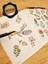 - Şeffaf Floral & Leaf Temalı Laptop Notebook Telefon Tablet Ajanda Sticker Seti 1
