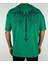 Büyük Erkek Yeşil Sırt Baskılı Tam Yazlık Yeni Trend T-Shırt 1