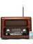 MD-1910BT Şarjlı Nostaljik Bluetooth Fm Radyo USB Sd Mp3 4