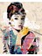 Audrey Hepburn Sayılarla Boyama Seti (Tuvale Gerili) 1