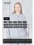 Fancy Kadın Bomber Yaka Içi Şardonsuz Fermuarlı Oversize Fit Sweatshirt 5
