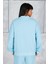 Fancy Kadın Bomber Yaka Içi Şardonsuz Fermuarlı Oversize Fit Sweatshirt 3