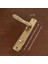 Özen Handles Imza Titanyum ZK19 Zamak Aynalı Wc Banyo Kapı Kolu Sol Basar 1 Takım 2