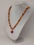 Çilek Kuvars Taşlı Rudraksha Tohum Kolye Dolama Bileklik 8mm (49724) 3