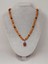 Çilek Kuvars Taşlı Rudraksha Tohum Kolye Dolama Bileklik 8mm (49724) 4