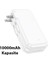 Dahili Type-C Kablolu ve Iphone Kablolu 22.5W 10000 Mah Powerbank ve Priz Girişli Şarj Cihazı 4