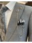 İtalyan stil slim fit ceket yelek pantolon takım elbise gri T10332 3