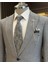 İtalyan stil slim fit ceket yelek pantolon takım elbise gri T10332 4