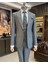 İtalyan stil slim fit ceket yelek pantolon takım elbise gri T10332 5