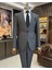 Italyan Stil Slim Fit Ceket Yelek Pantolon Takım Elbise Antrasit T10320 1