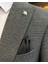 Italyan Stil Slim Fit Ceket Yelek Pantolon Takım Elbise Antrasit T10320 3