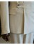Italyan Stil Slim Fit Ceket Pantalon Takım Elbise Bej T12065 3