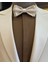 Italyan Kesim Slim Fit Sivri Yaka Ceket Pantolon Damatlık Set Bej T11838 4