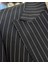 Italyan Stil 8 Drop Çizgili Kruvaze Ceket Pantolon Takım Elbise Lacivert T10701 3