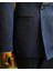 Italyan Stil Slim Fit Şal Yaka Kruvaze Ceket Pantolon Damatlık Set Lacivert T12032 4