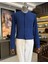 Italyan Stil Slim Fit Erkek Yakasız Gömlek Lacivert T11873 1