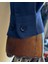 Italyan Stil Slim Fit Erkek Yakasız Gömlek Lacivert T11873 3