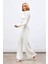 Salaş Krep Pantolon - Ekru 4