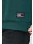 Erkek Koyu Yeşil Basic Bisiklet Yaka Regular Fit Normal Kesim 2 Iplik Sweatshirt 5