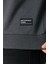 Erkek Antrasit Basic Bisiklet Yaka Regular Fit Normal Kesim 2 Iplik Sweatshirt 4